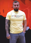 Pánské triko INTOLERANT- LOGO žlutá